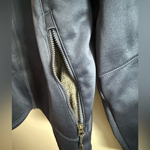 Swiss Tech Men's Full Zip Fleece Lined Medium Weight Jacket Sz M 22" PTP Blue - Picture 3 of 7